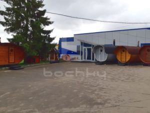 Выставочная площадка бань бочек в Мытищинском районе
